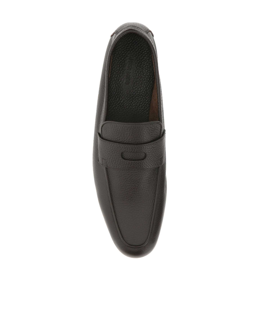 John Lobb Mocassini Thorne In Pelle Cioccolato Uomo In Black