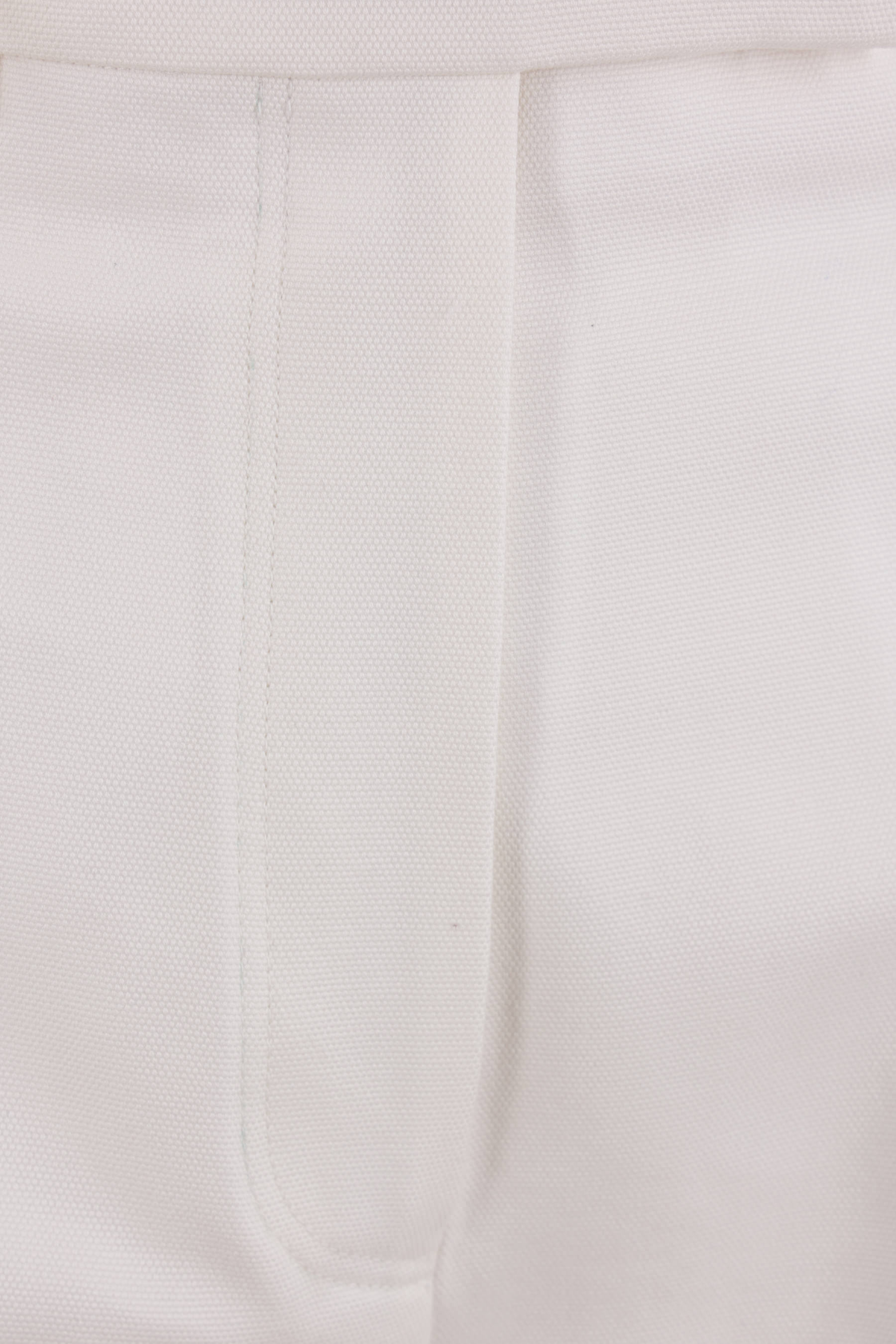 Thom Browne High-waisted Wide-leg Trousers In White