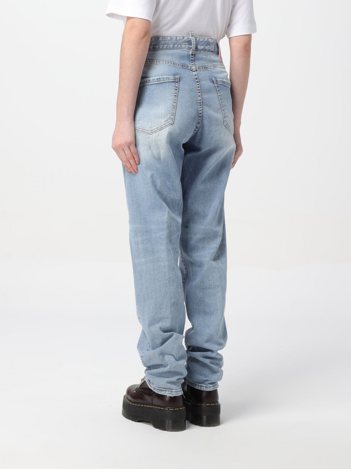 Dsquared2 642 Tapered-leg Jeans In Blue