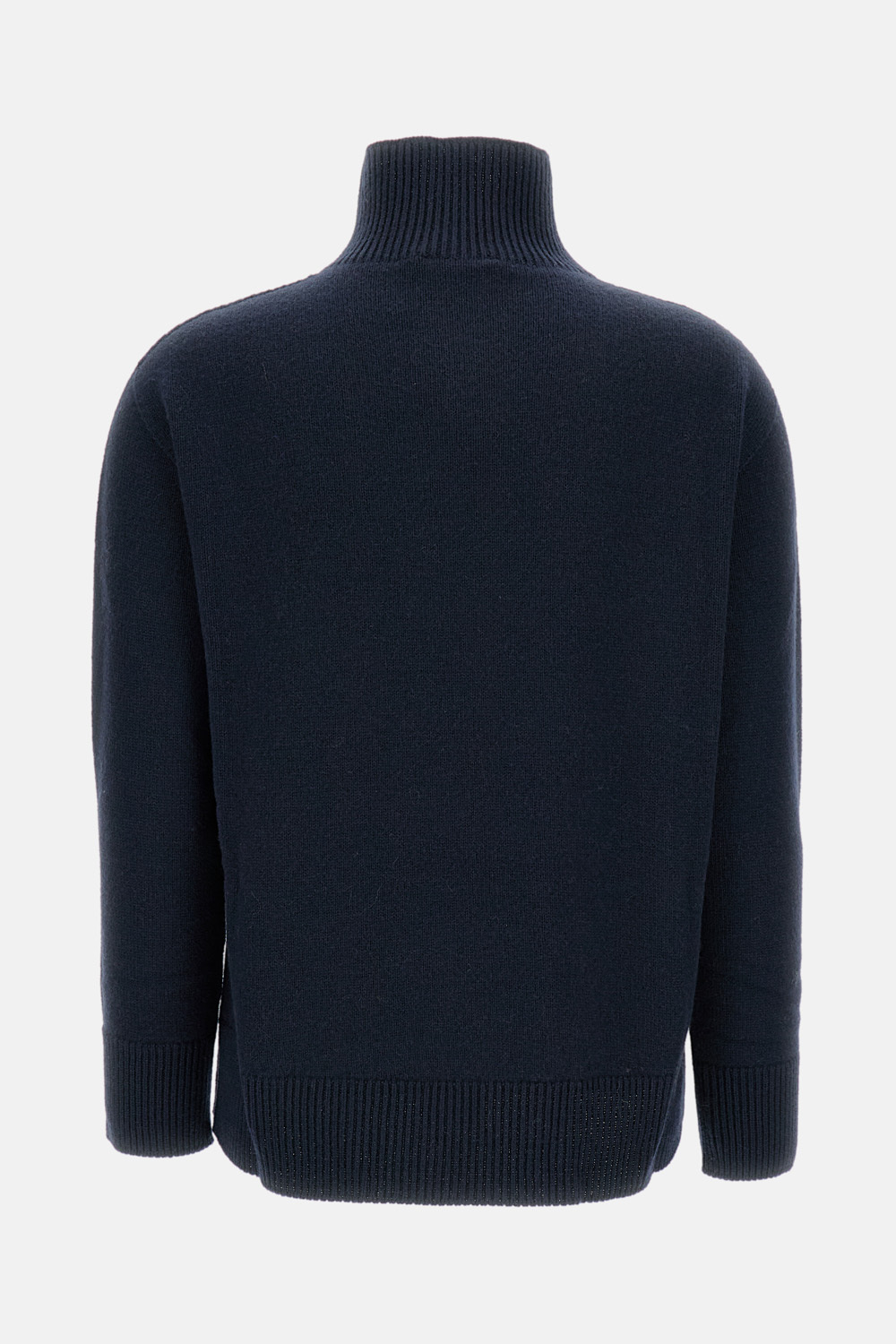 Max Mara Long-sleeved Sweater In Blue