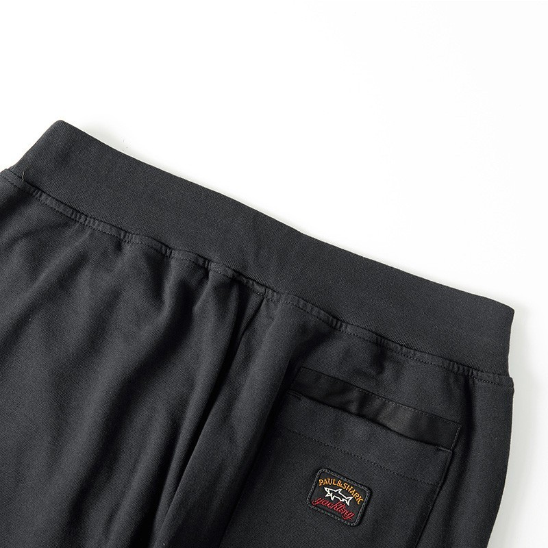 Paul & Shark Logo-print Track Pants In Black