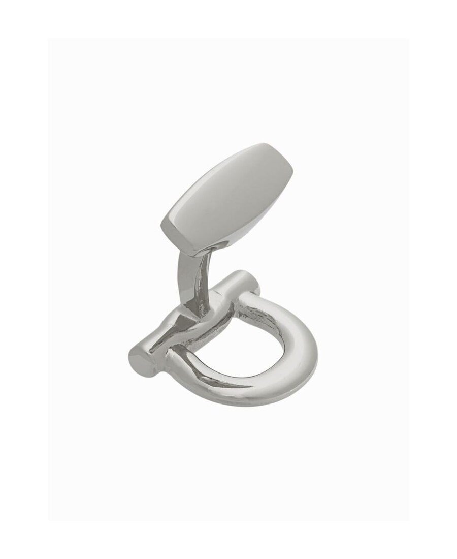 Ferragamo Gancio Cufflinks In Gray