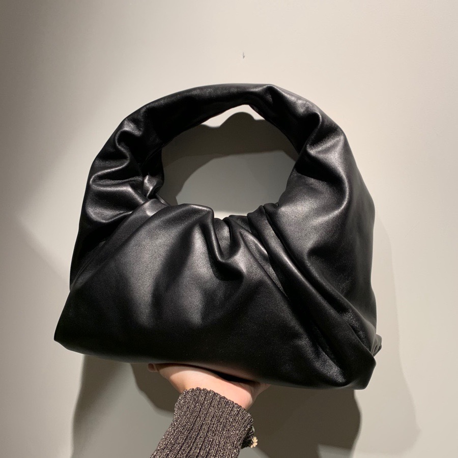 Bottega Veneta The Shoulder Pouch Bag In Black