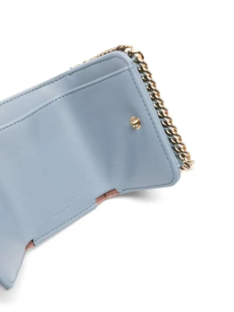 Stella Mccartney Trifold Wallet In Gray