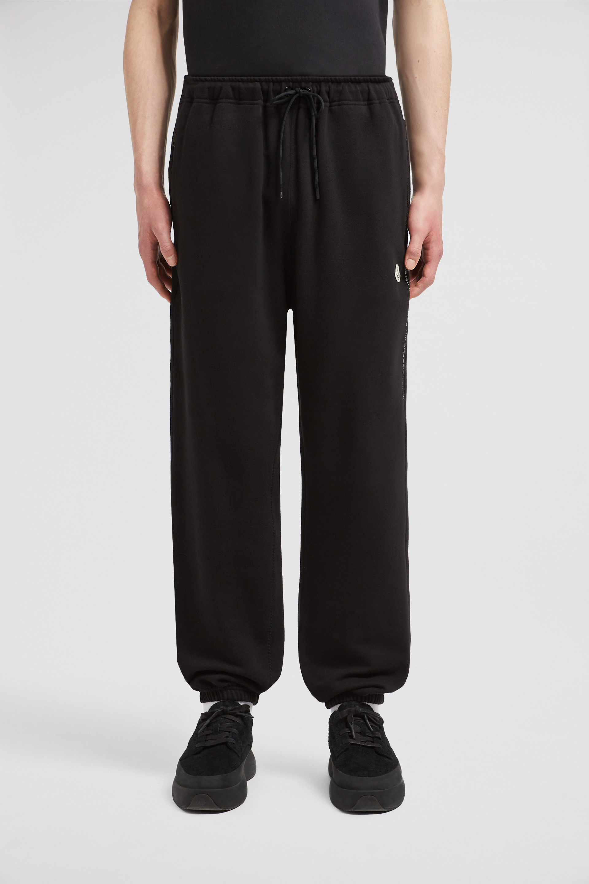 Moncler X Frgmt Elastic Waist Sweatpants In Black