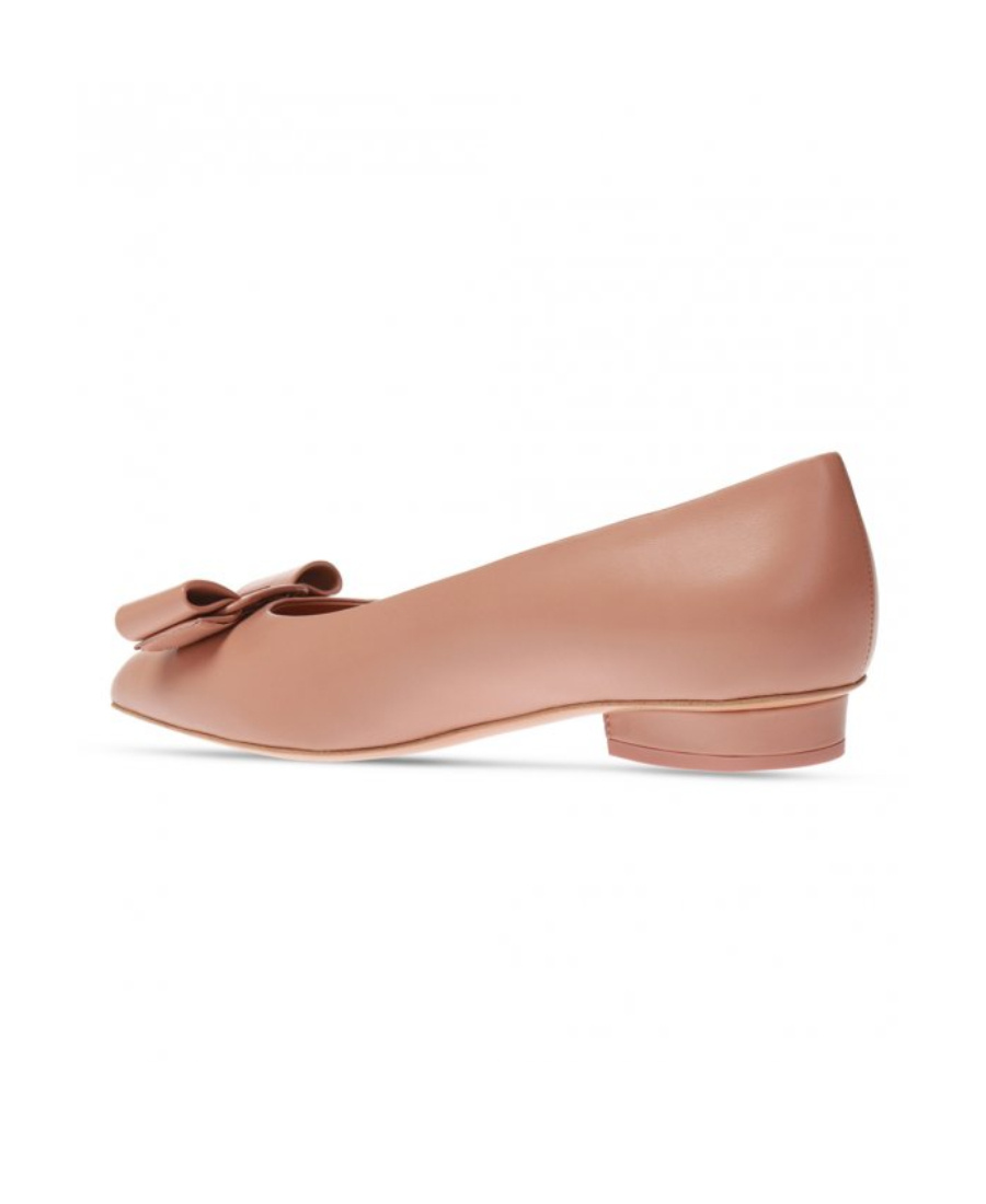 Ferragamo Ballet Flats In Brown