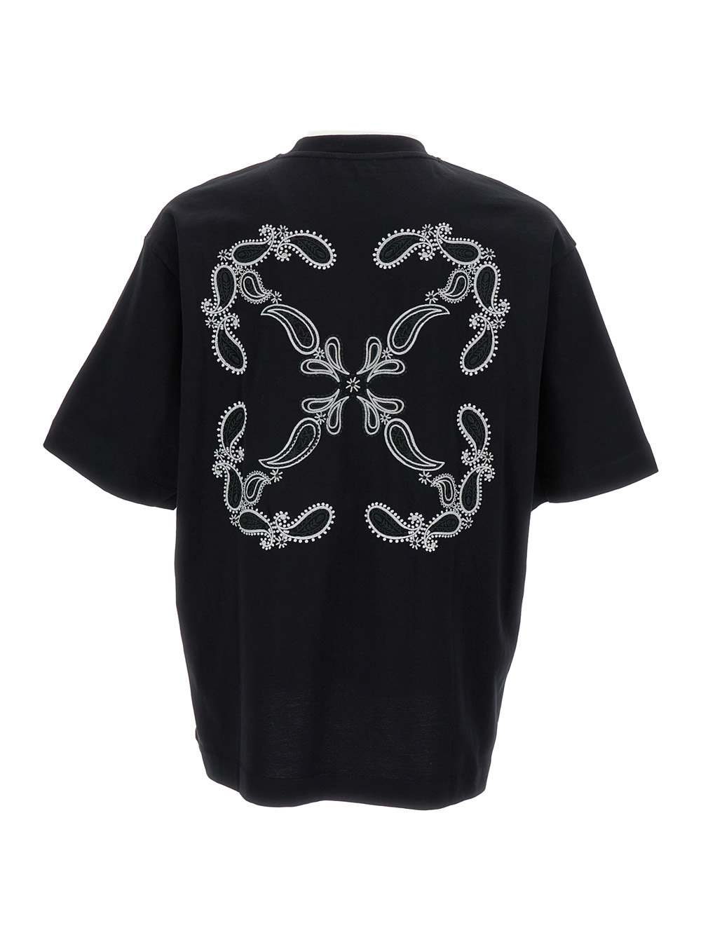 Shop Off-white Bandana Arr Skate S S Tee In Black