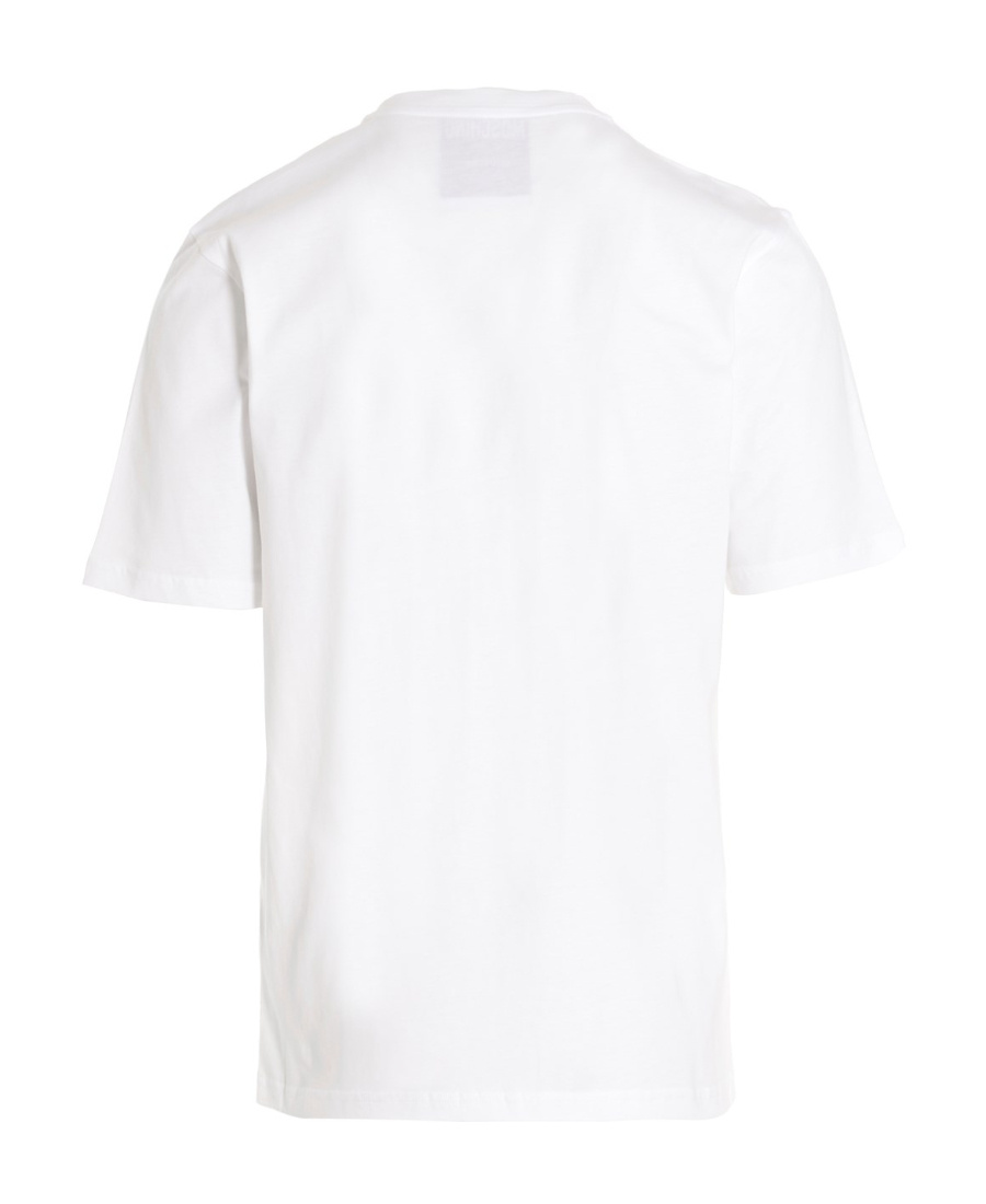Moschino Logo-print Organic Cotton T-shirt In White