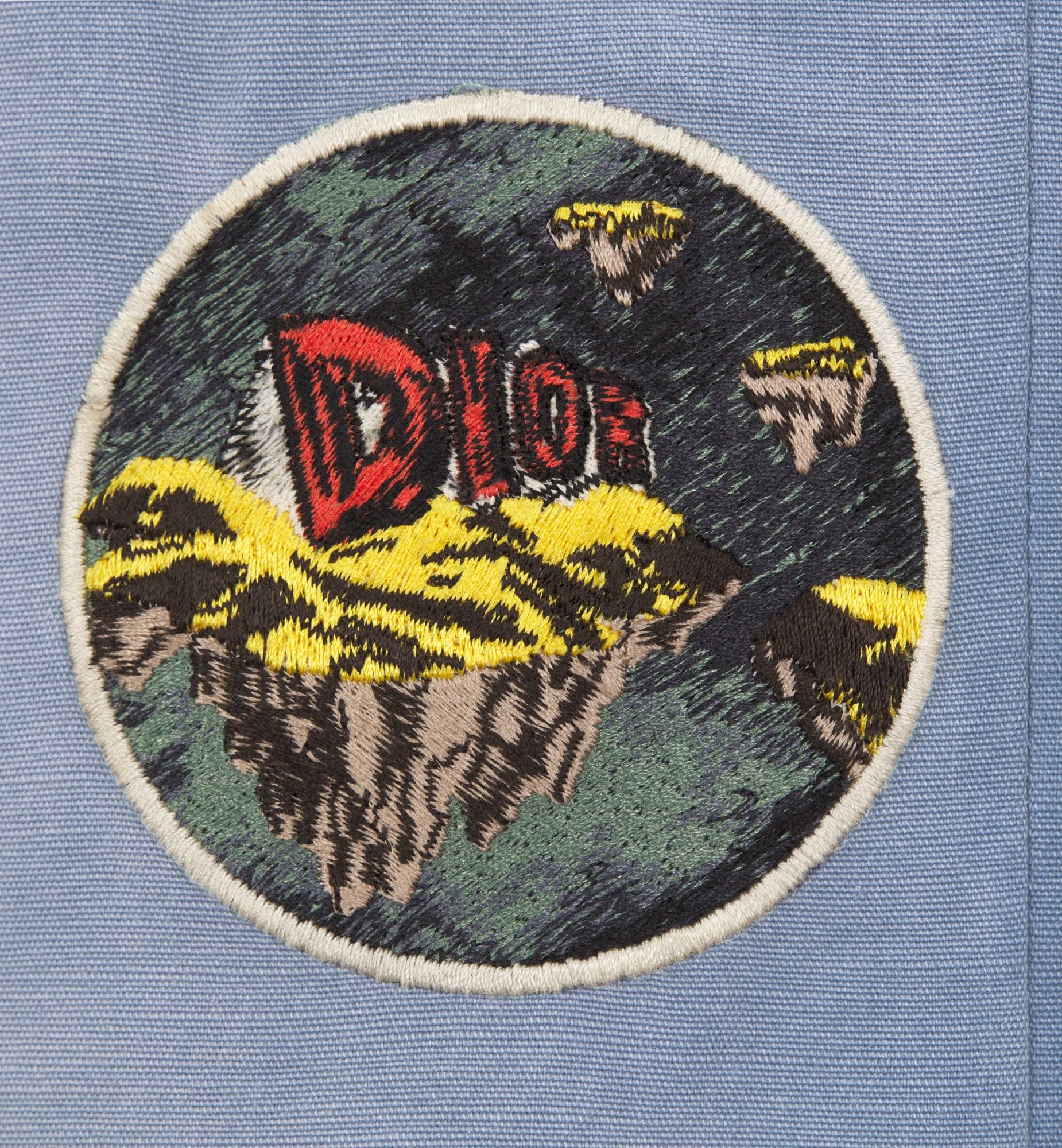 Dior Logo Jeans In Blue