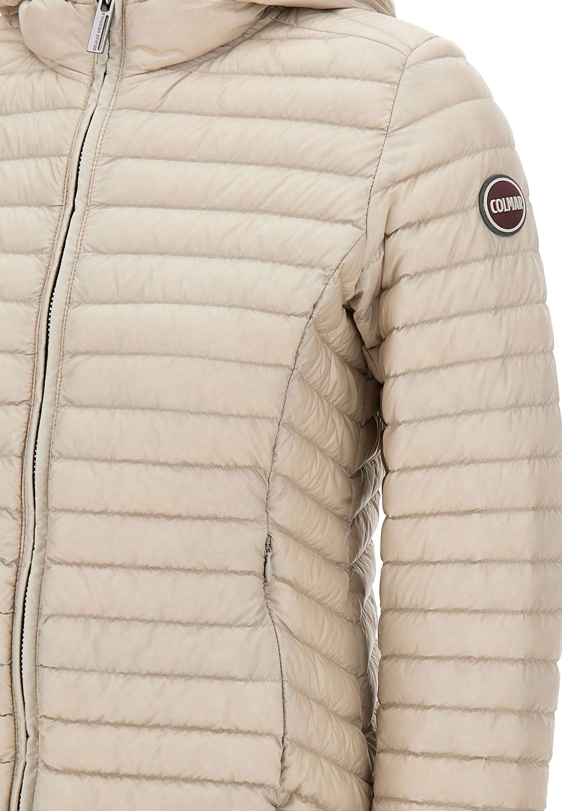Colmar Originals Down Hooded Coat In Brown