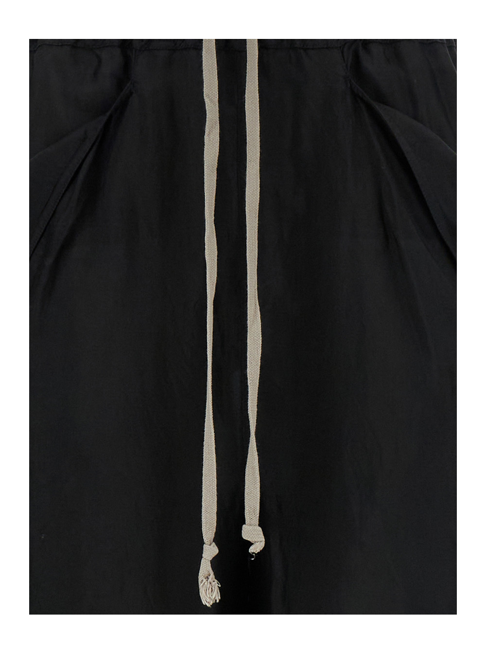 Rick Owens Lido Drawstring Wide-leg Trousers In Black