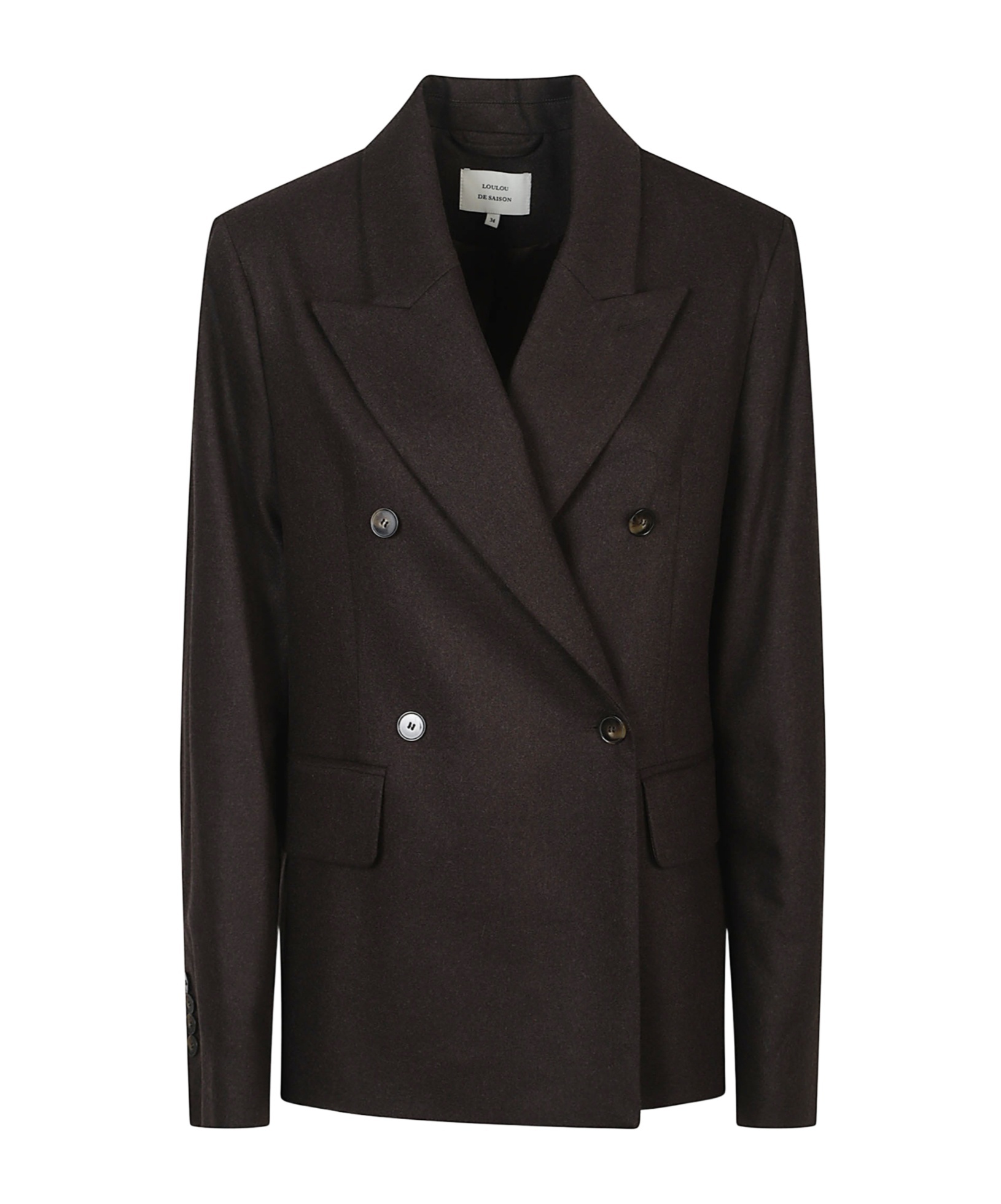 Loulou De Saison Gina Jacket In Brown