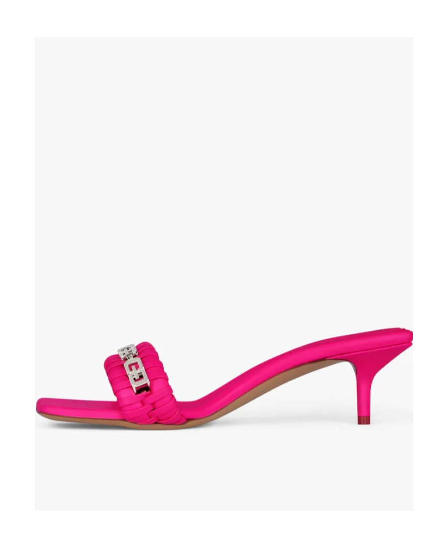 Givenchy Leather Sandals In Phosphor