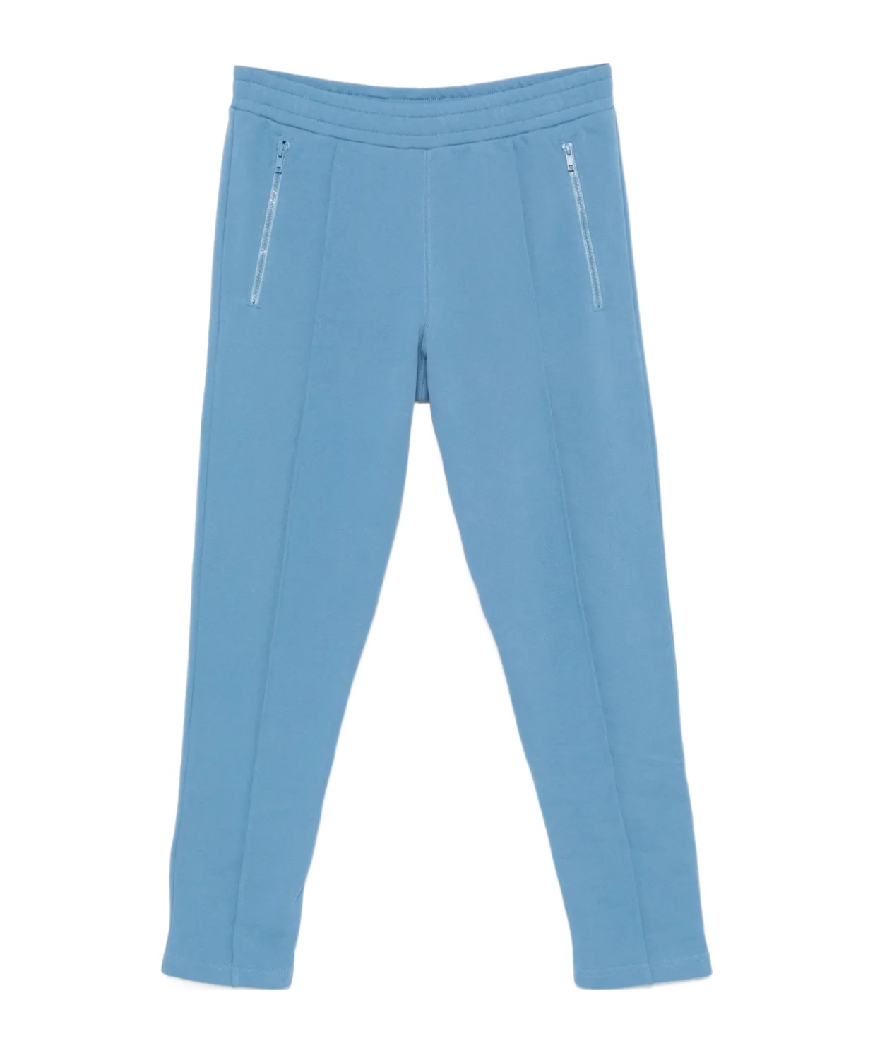 Moschino Elastic Waist Casual Pants In Blue
