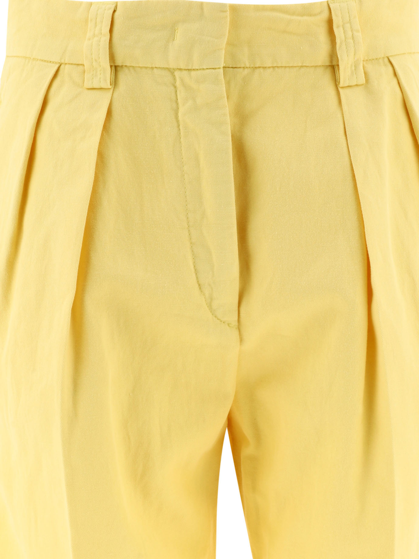 Aspesi Pleat Effect Plain Trouser Shorts