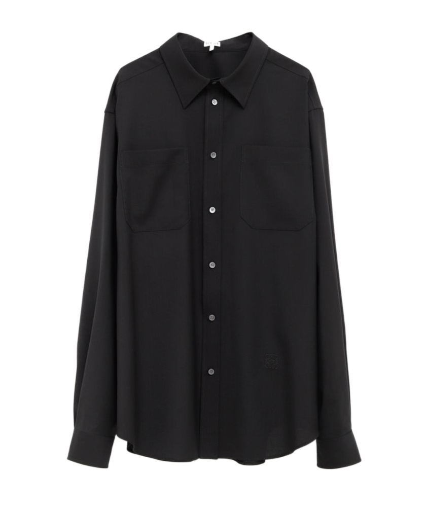 Loewe Button-fastening Shirt In Black