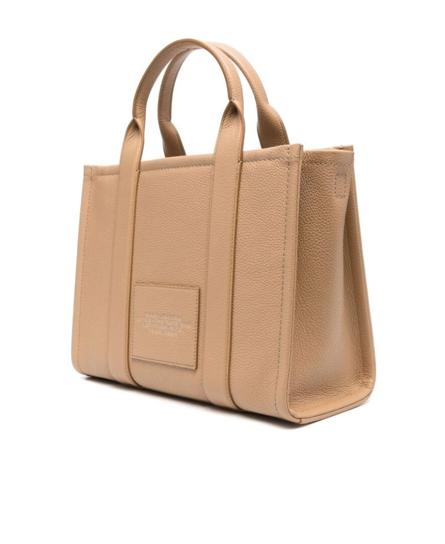 Marc Jacobs Tote Bag The Leather Medium Camel In Nude
