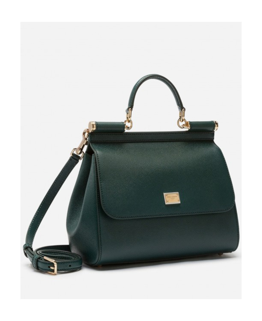 Dolce & Gabbana Cross-body Bag Structured Removable Strap In Green