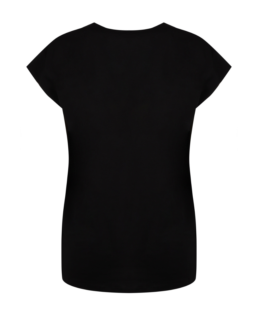 Frame Short-sleeved T-shirt In Black