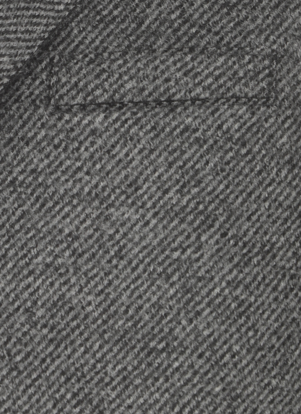 Harris Wharf London Herringbone Single-breasted Coat In Black