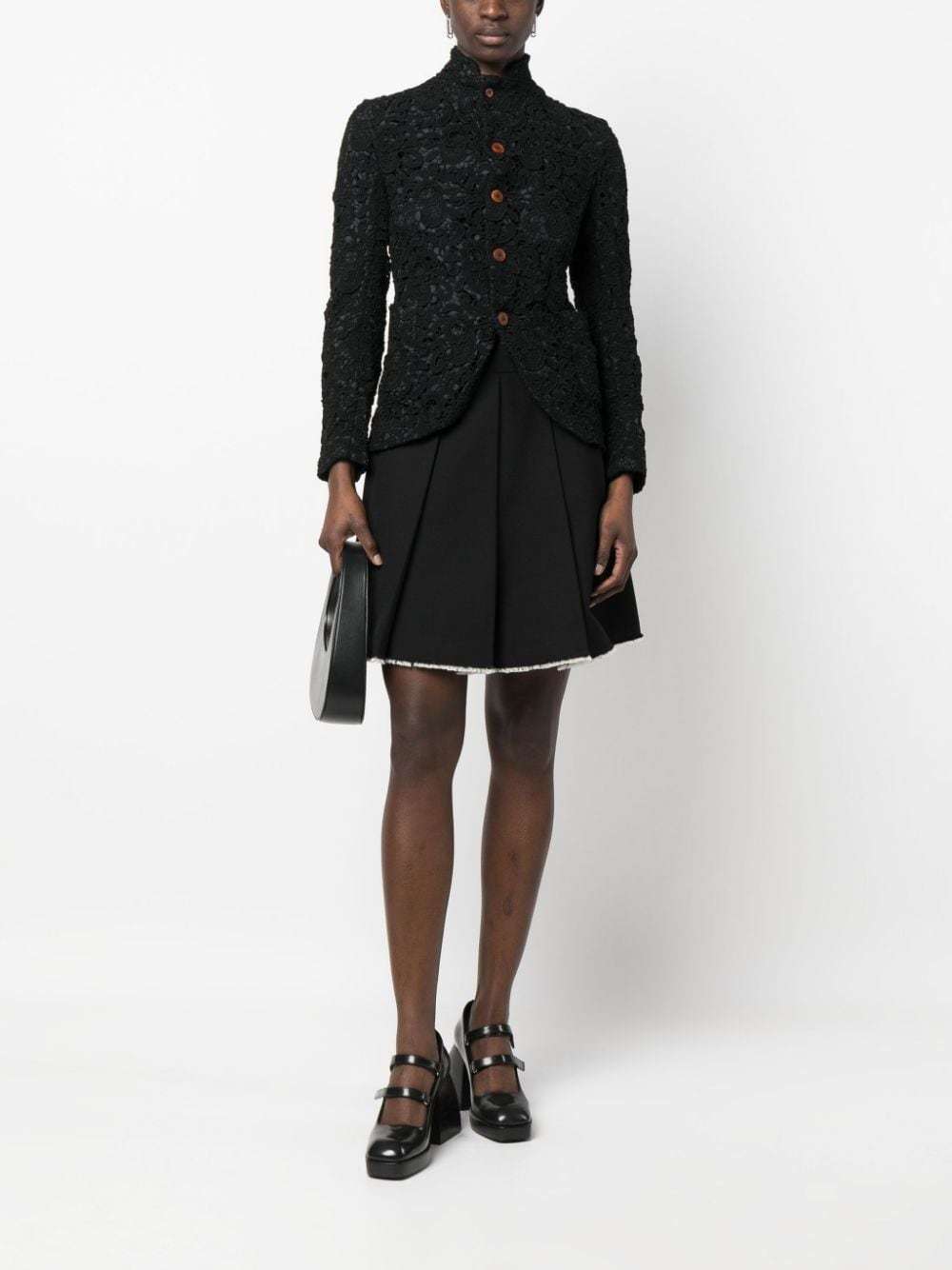 COMME DES GARÇONS LONG-SLEEVED BUTTON CASUAL JACKET