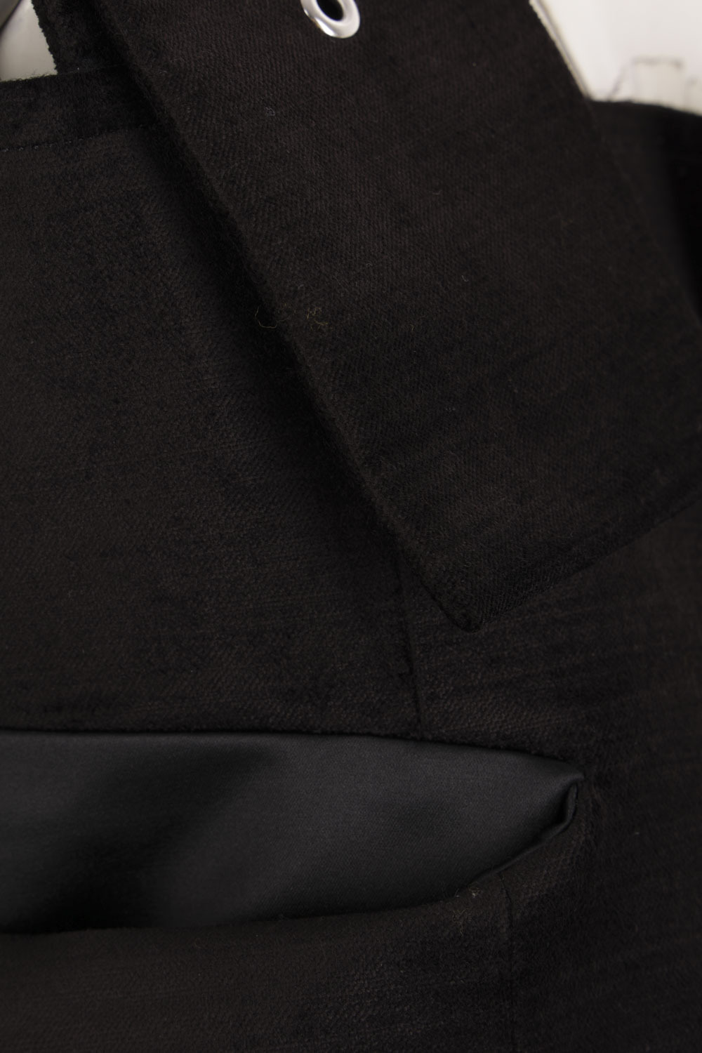 Shop Comme Des Garçons Buttoned Jacket In Black