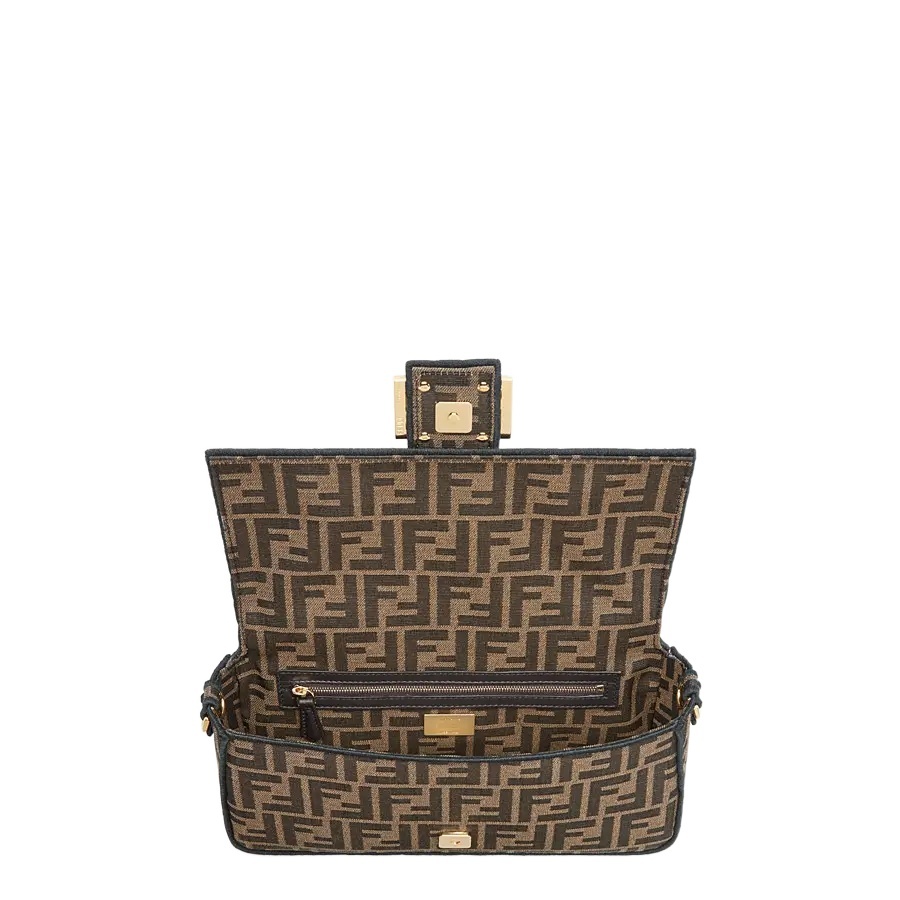 Fendi Ff Baguette Medium Shoulder Bag In Brown