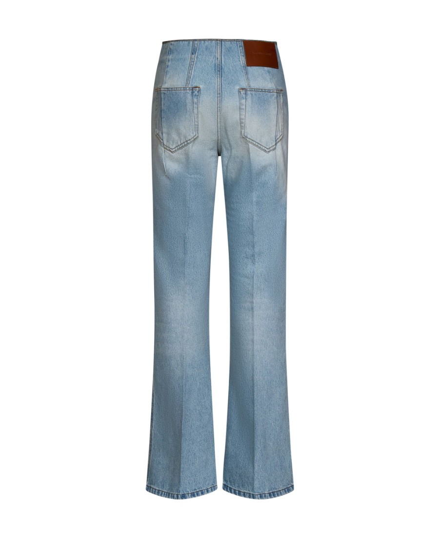 VICTORIA BECKHAM VICTORIA BECKHAM HIGH RISE FLARED JEANS 