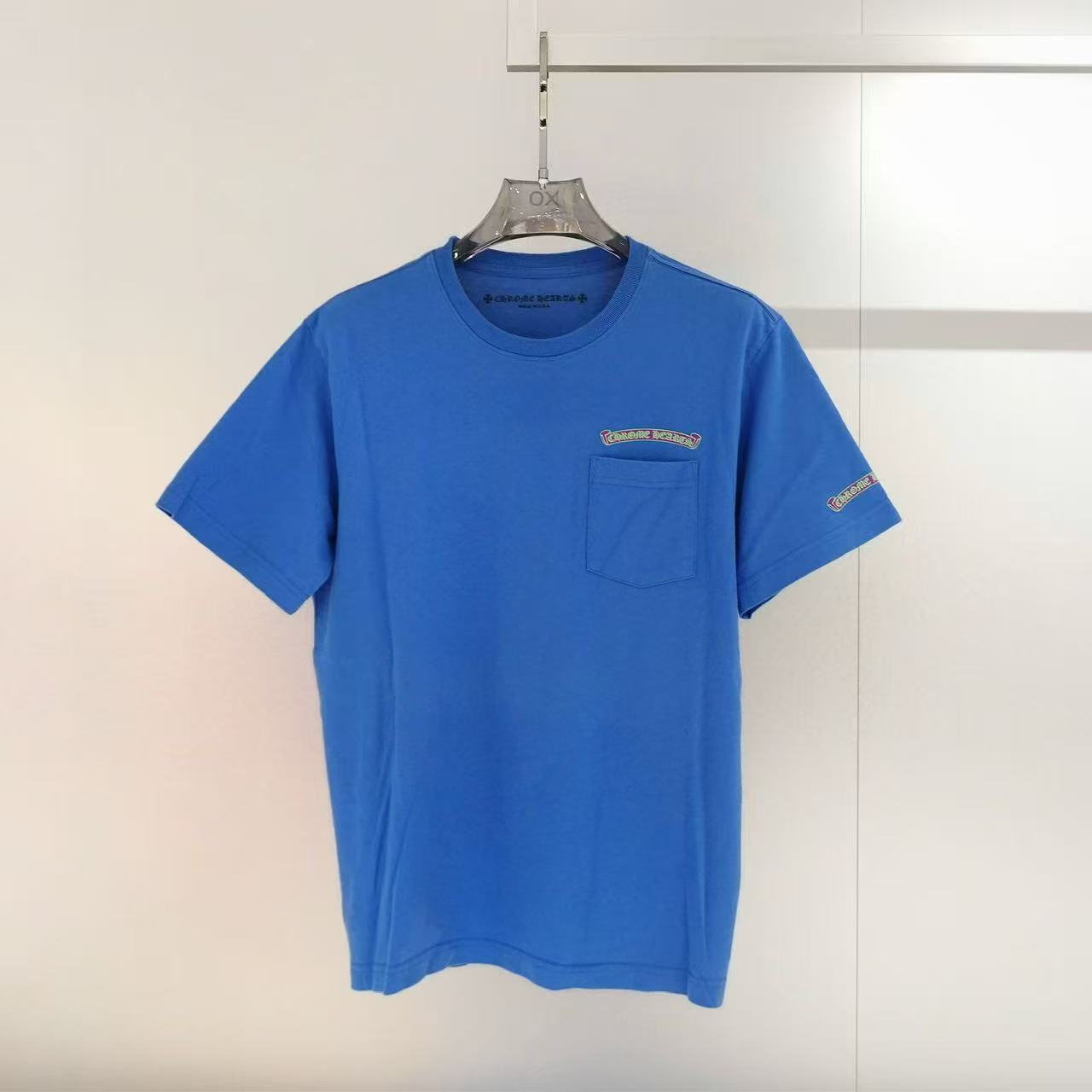 Chrome Hearts Crew Neck T-shirt In Blue