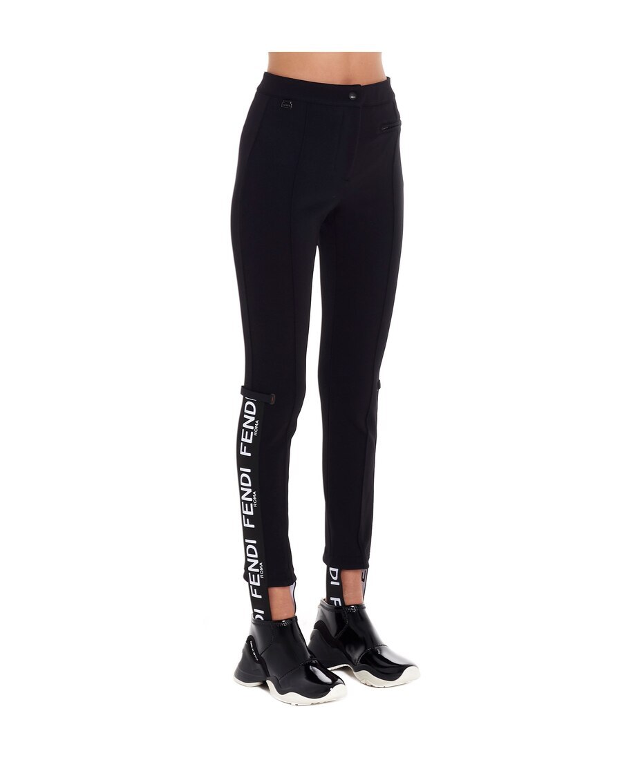 FENDI ELASTIC STRAP FEET LEGGINGS