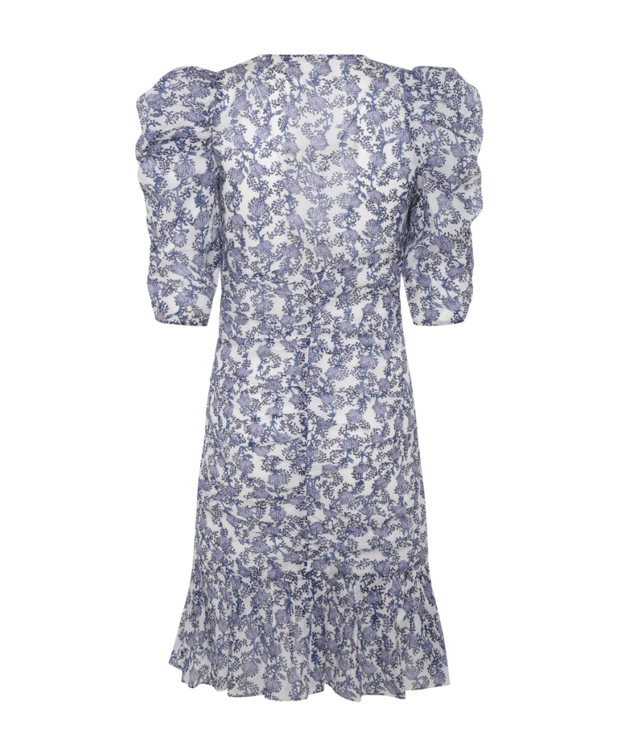 Isabel Marant Étoile Galdino Printed Cotton Dress In Gray