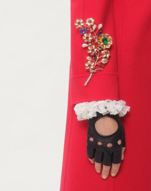 Valentino Floral Brooch In Multicolor
