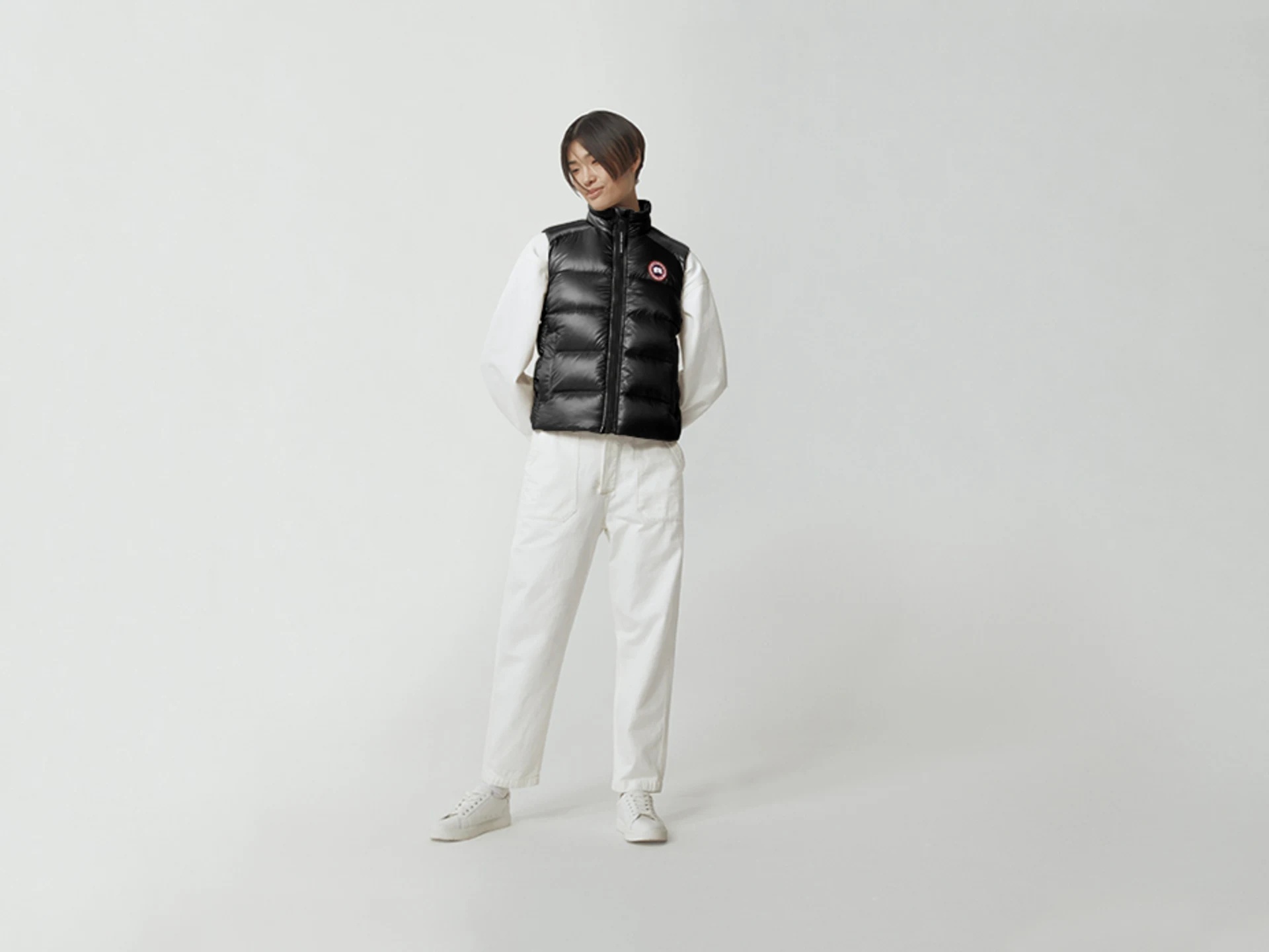 Shop Canada Goose Cypress Padded Gilet In Black