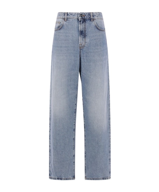 Rohe Róhe Wide-leg Jeans In Gray