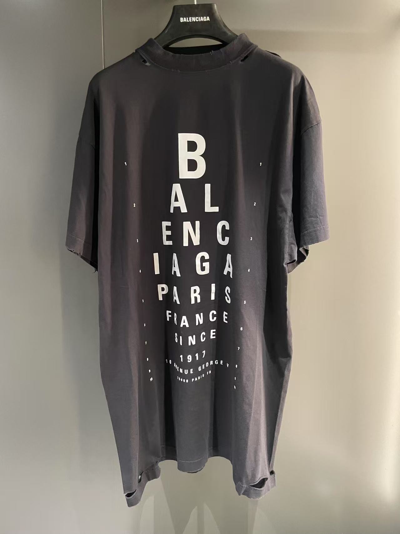 Balenciaga Extra Large Short-sleeved T-shirt In Black