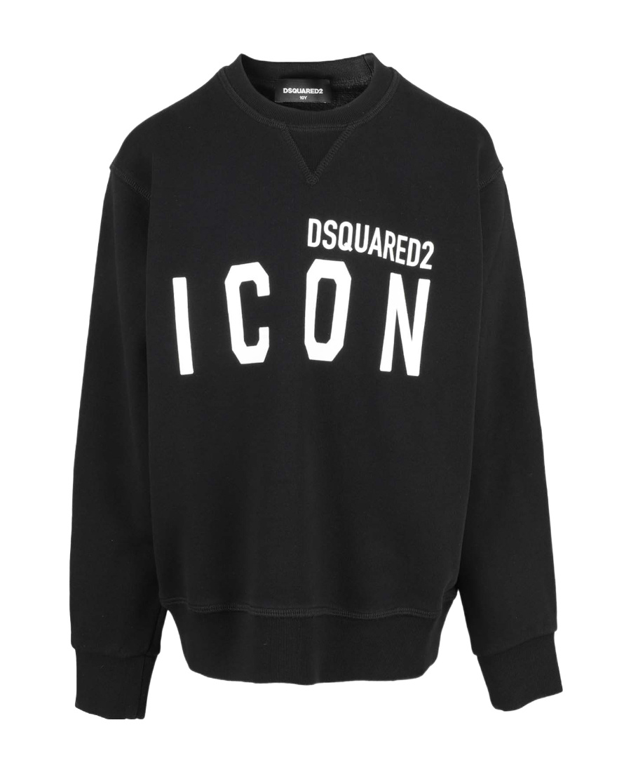 DSQUARED2 ICON-PRINT LONG-SLEEVED SWEATSHIRT