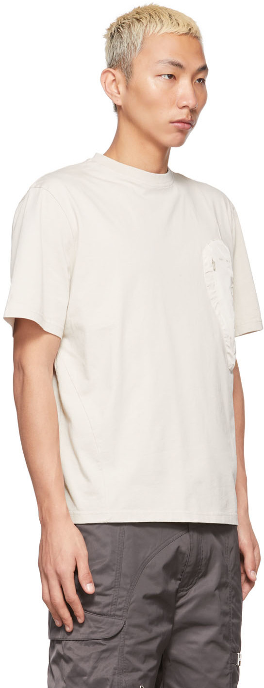 Heliot Emil Chest-pocket Cotton T-shirt In White