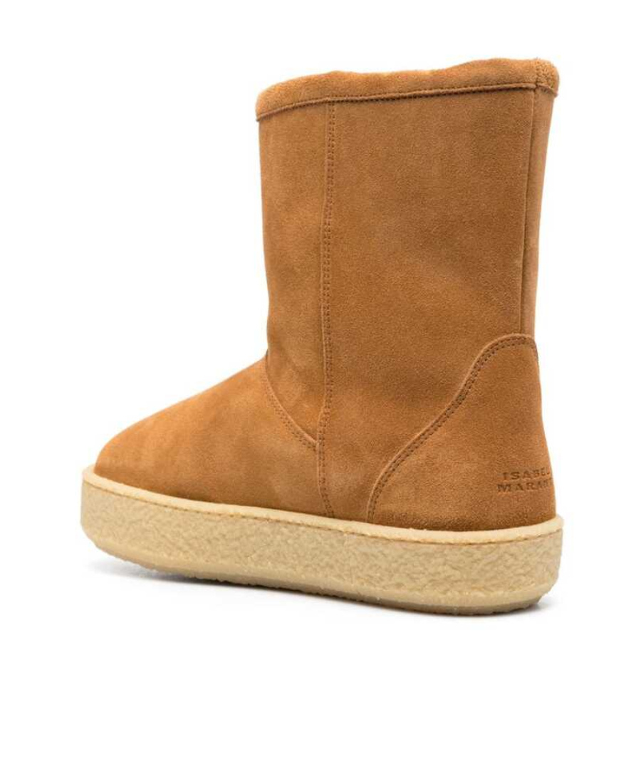 Isabel Marant Frieze Suede Ankle Boots In Brown