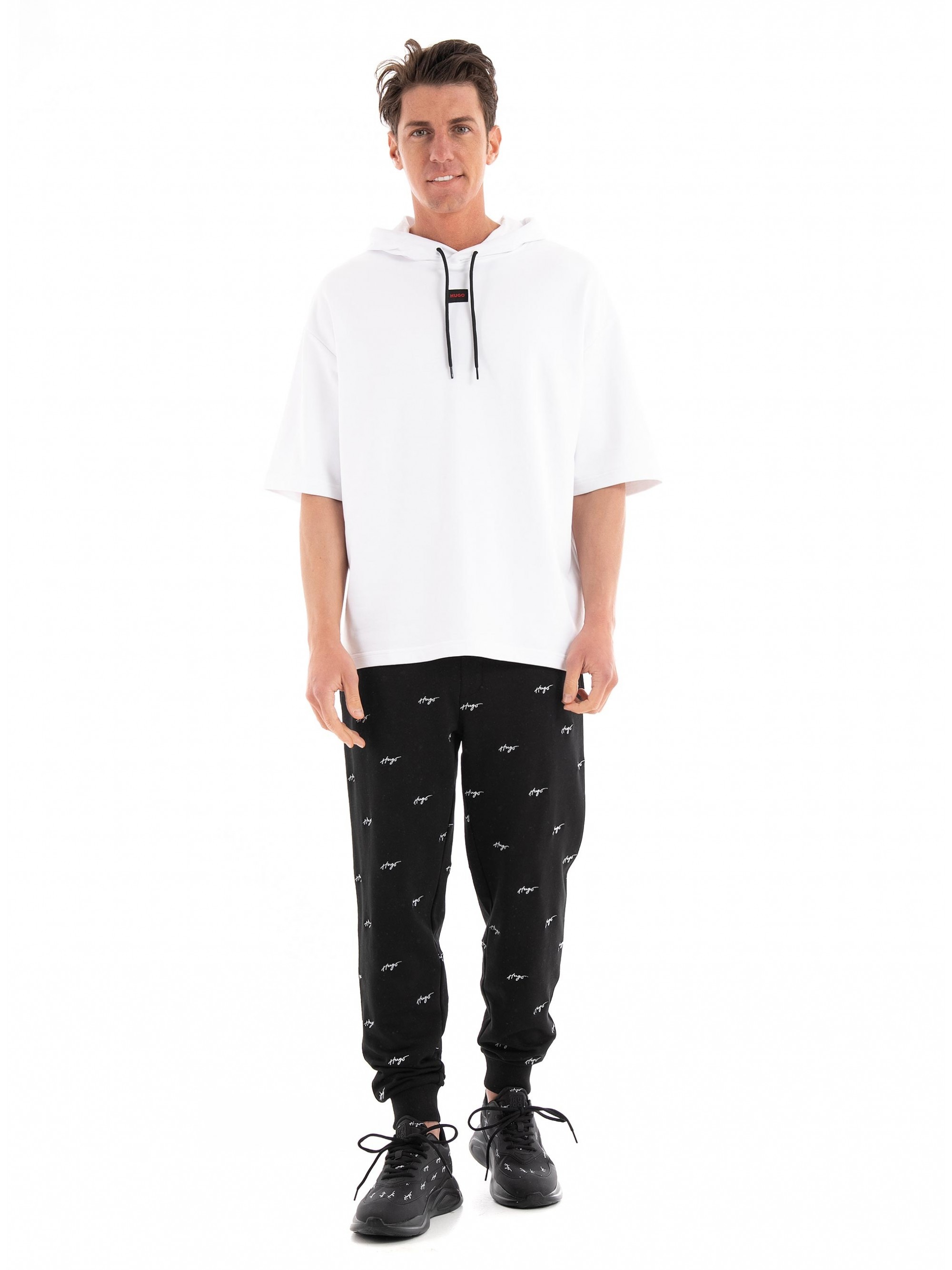 Hugo Boss Short-sleeved Sweater In White