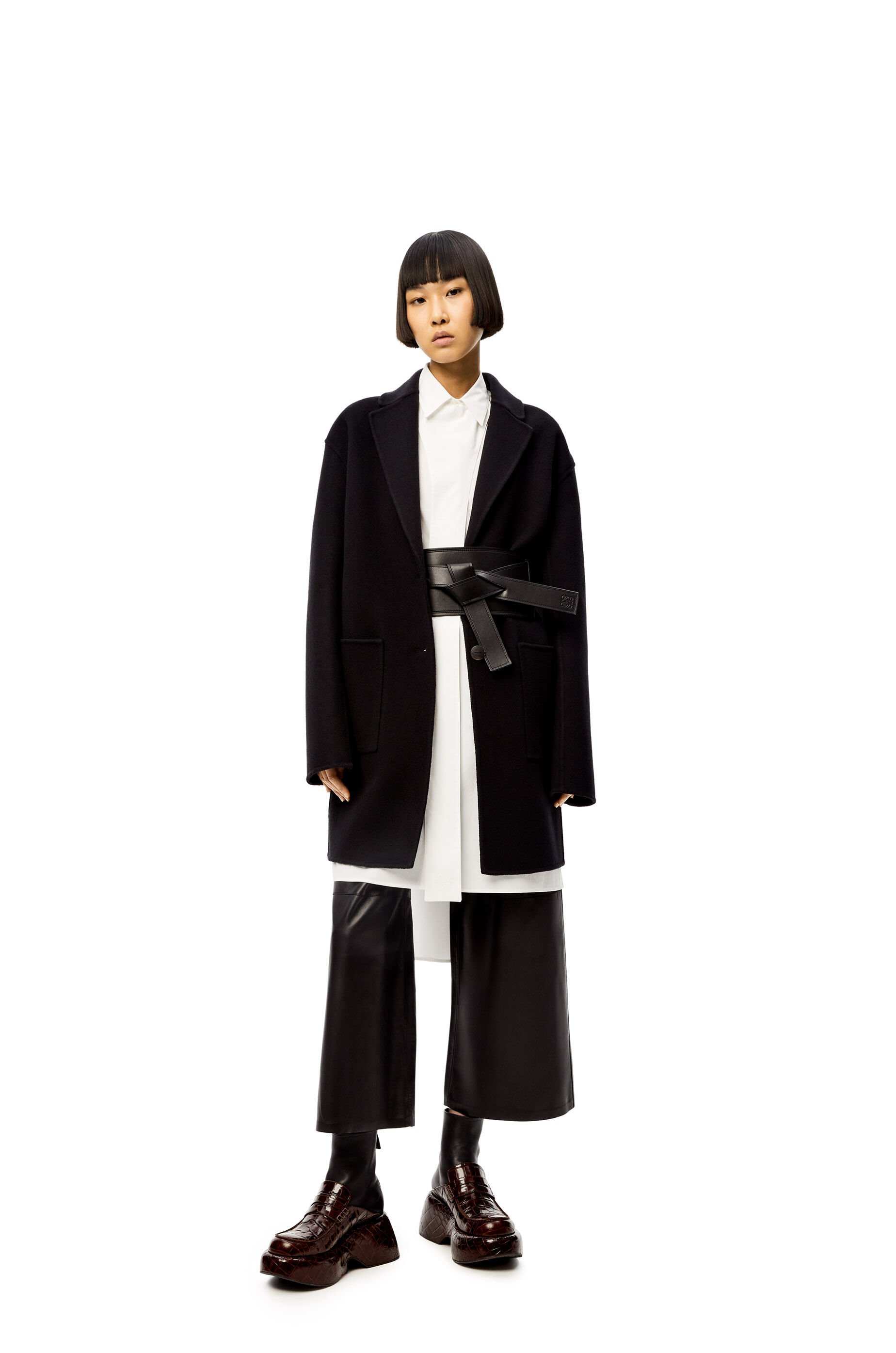 Loewe Logo Belt In Black