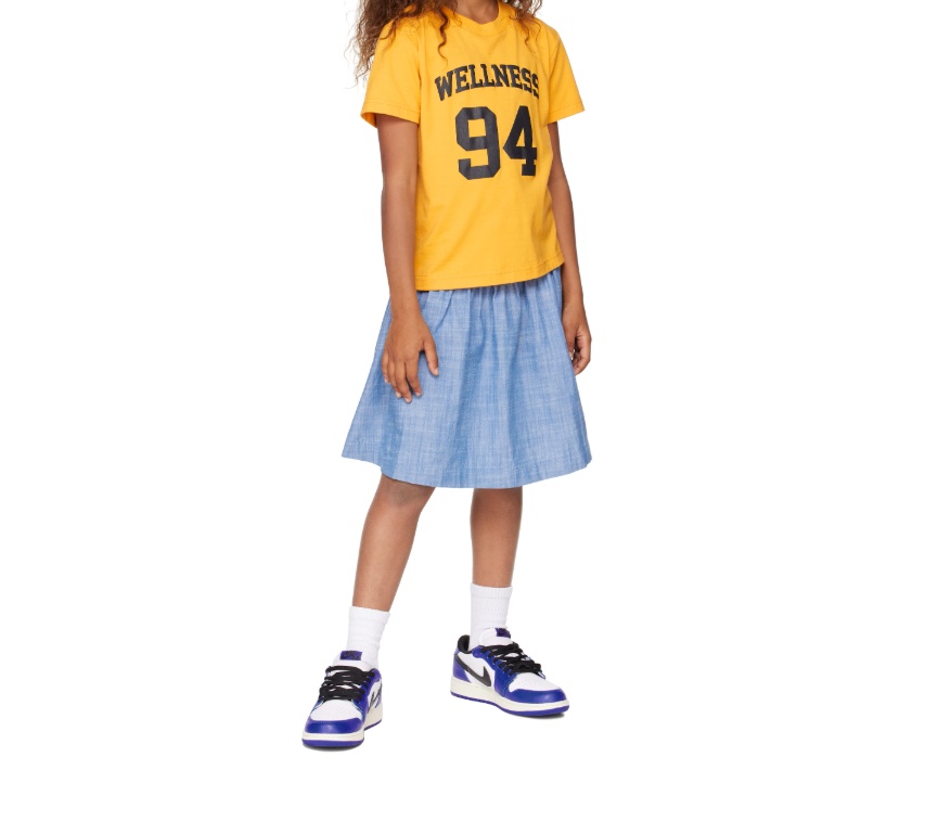 Nike Big Kids Blue & White Air Jordan 1 Retro Low Og Sneakers In White/black