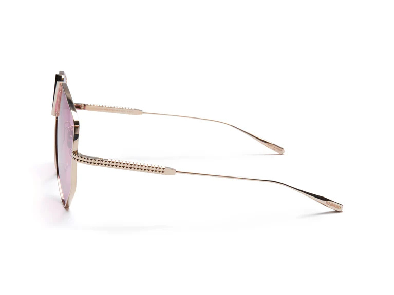Valentino Full Frame Sunglasses In Pink