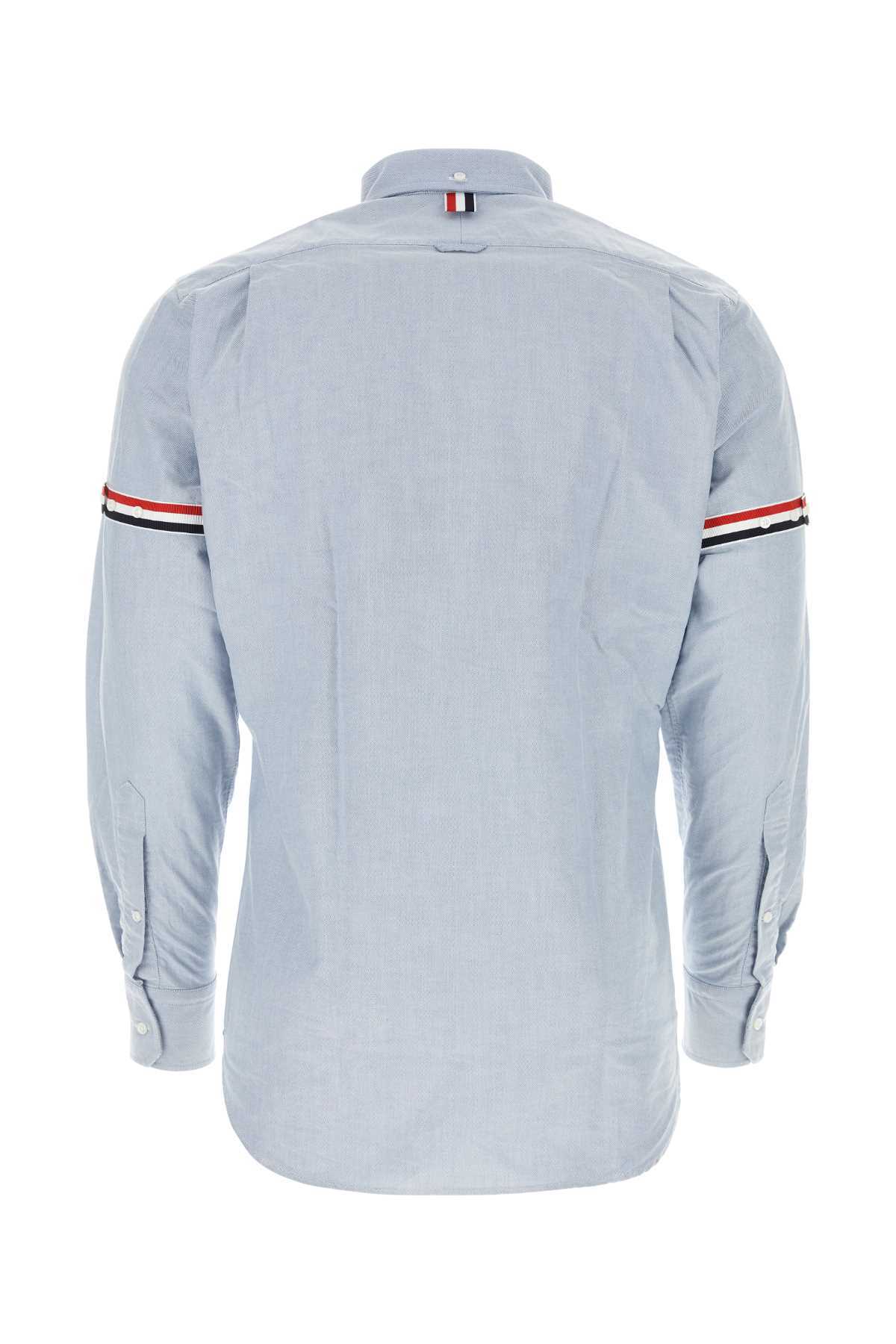 Thom Browne Shirt Striped Collar Button-down In Blue