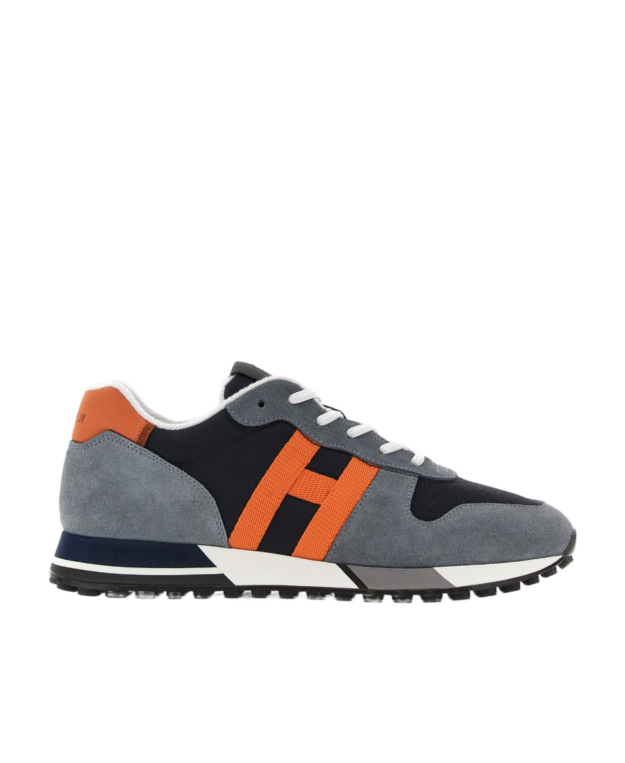 Hogan Sneakers  H383 Orangegrey In Black