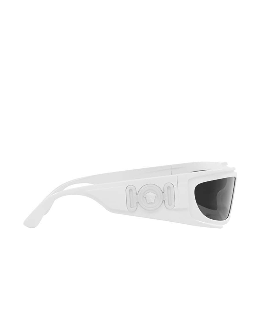 Versace Eyewear Rectangular Frame Sunglasses In White