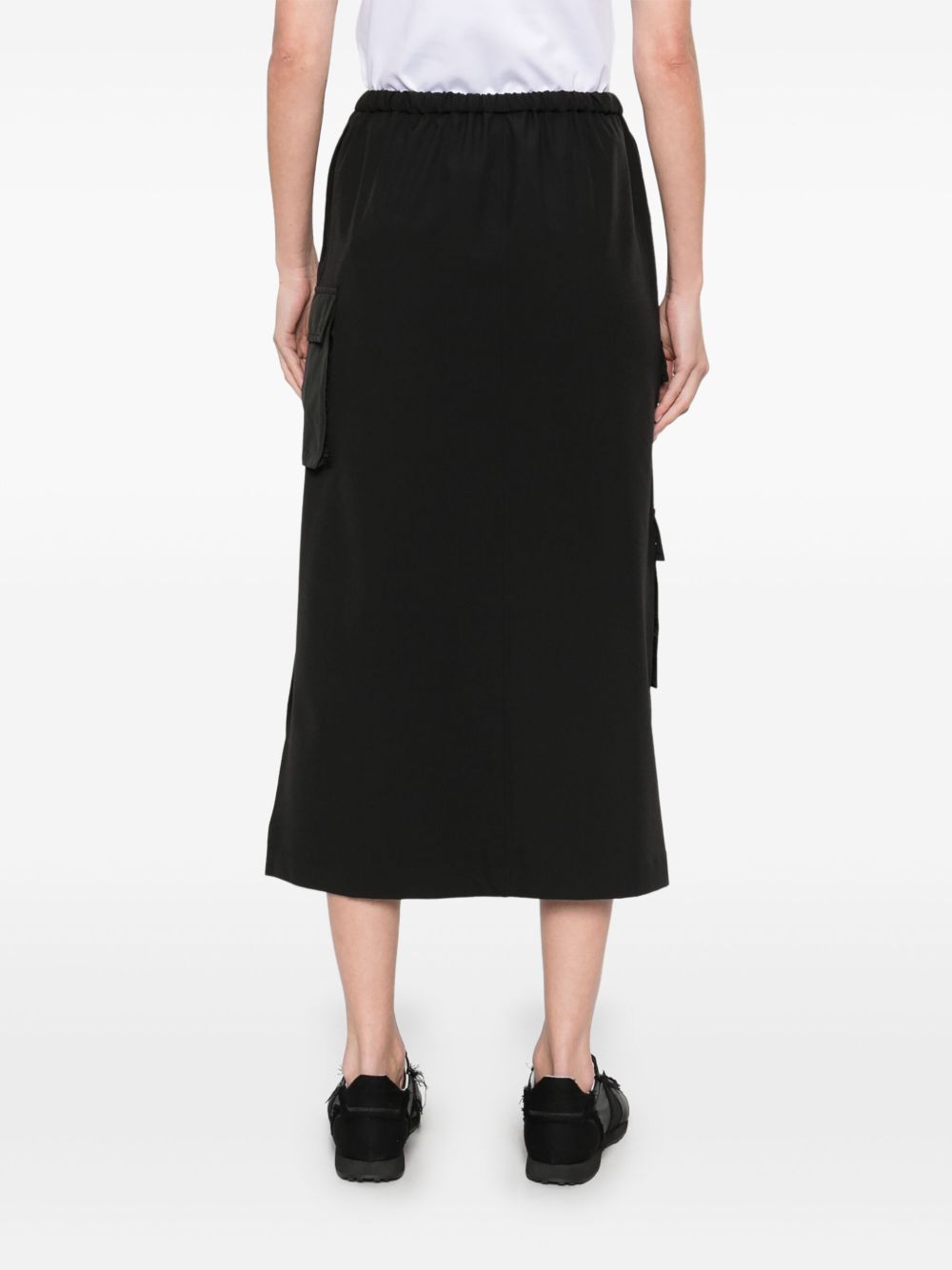 Herno Drawstring Midi Skirt