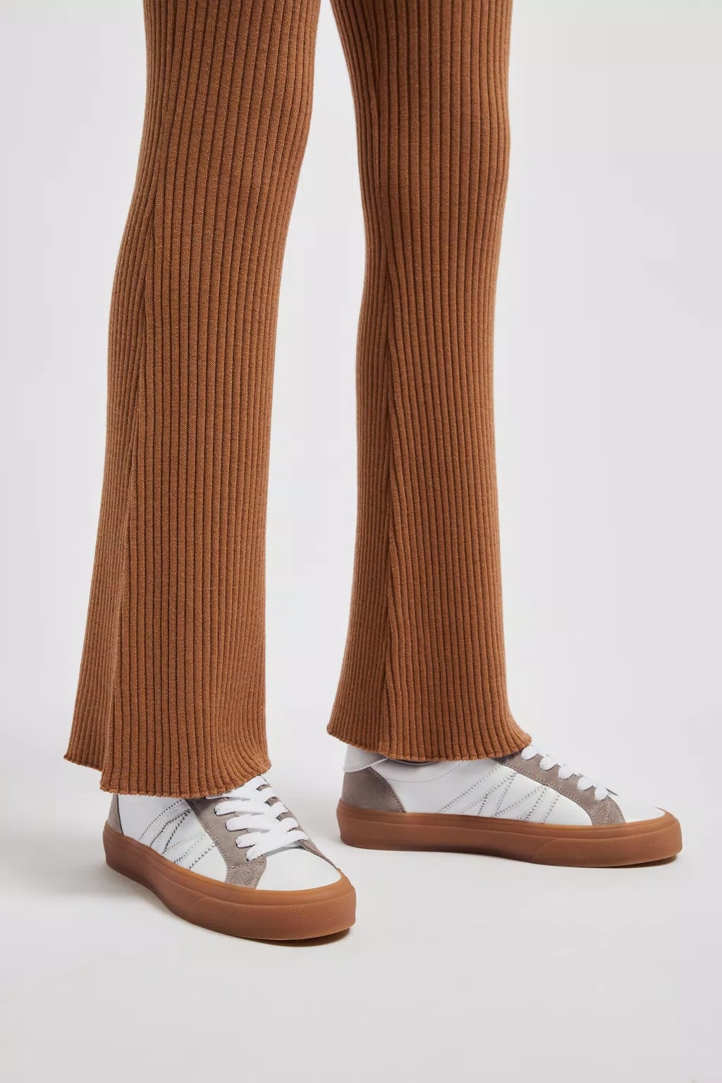Moncler Monaco 2 Lace-up Sneakers In White