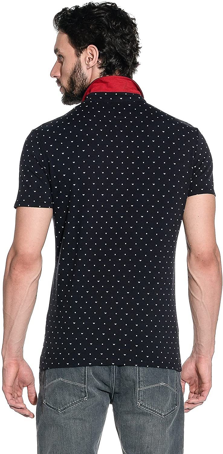 ARMANI JEANS LOGO DETAILS POLO SHIRT
