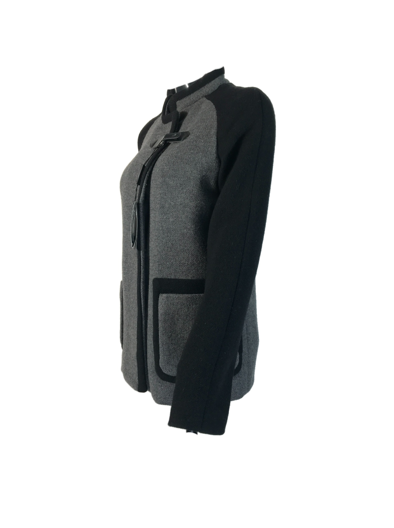 EMPORIO ARMANI SPLICED LONG-SLEEVED CASUAL JACKET