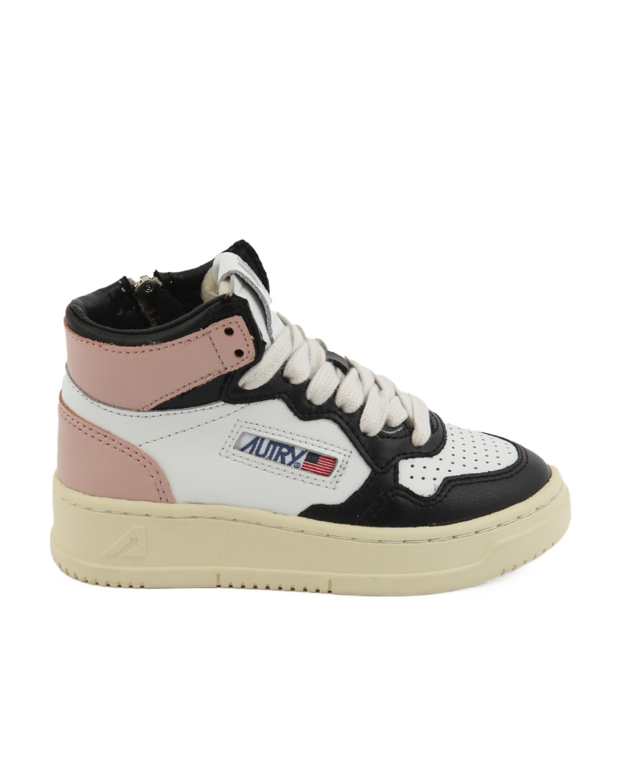 Autry Colour-block Panelled Leather Sneakers